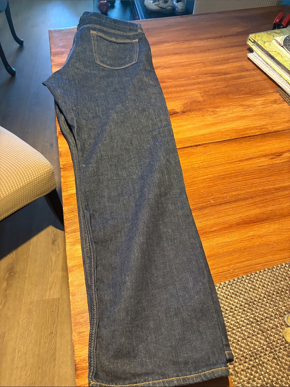 Banana Republic Dark Indigo Straight-Leg Jeans